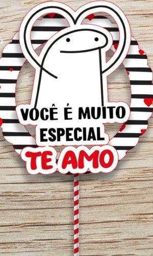ARQUIVO TOPO DE BOLO FLORK DIA DOS NAMORADOS #14122