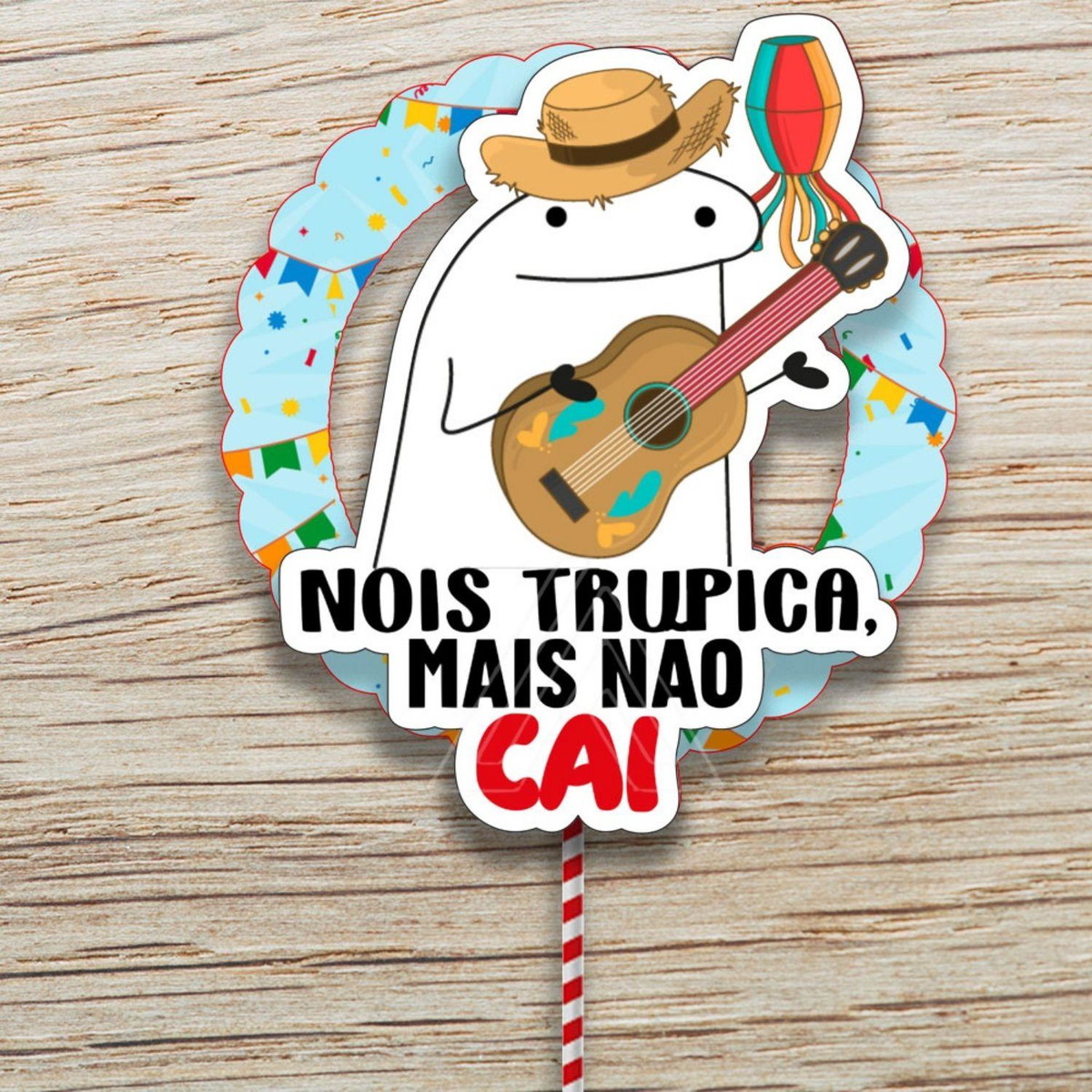 ARQUIVO TOPO DE BOLO FLORK FESTA JUNINA SÃO JOÃO #14183