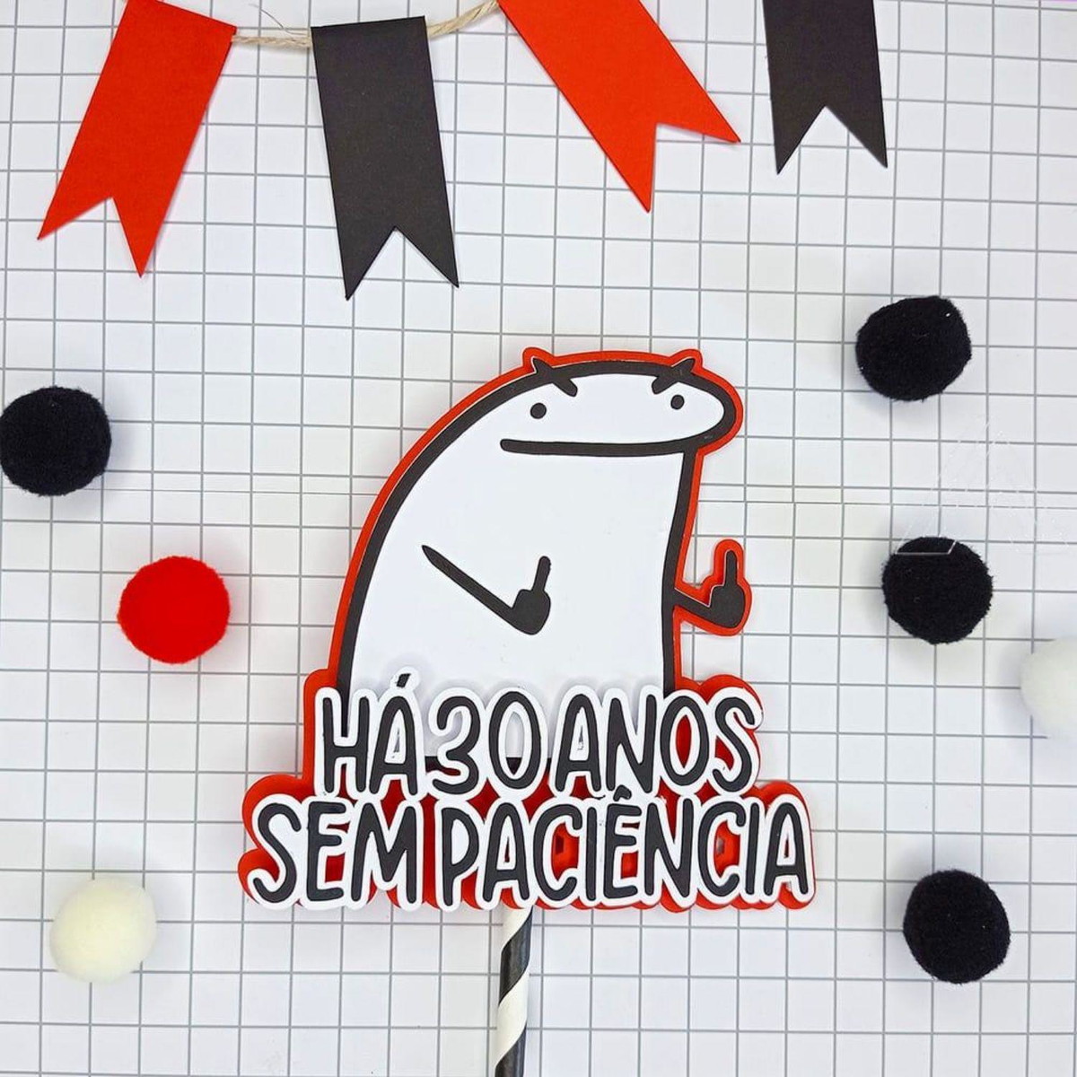 ARQUIVO TOPO DE BOLO FLORK SEM PACIÊNCIA #13738
