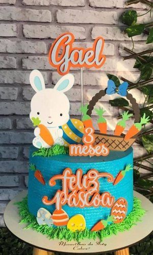 Arquivo Topo de Bolo Mesversario Coelhinho da Páscoa #17043