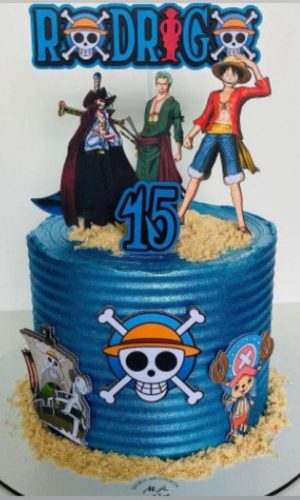 ARQUIVO TOPO DE BOLO ONE PIECE #15091