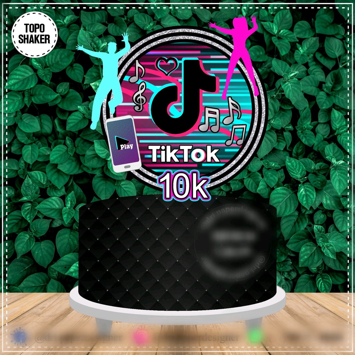 ARQUIVO TOPO DE BOLO TIK TOK (#11223) STUDIO