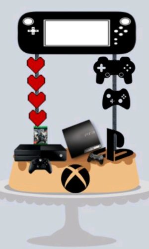 ARQUIVO TOPO DE BOLO VÍDEO GAME (#11228) STUDIO