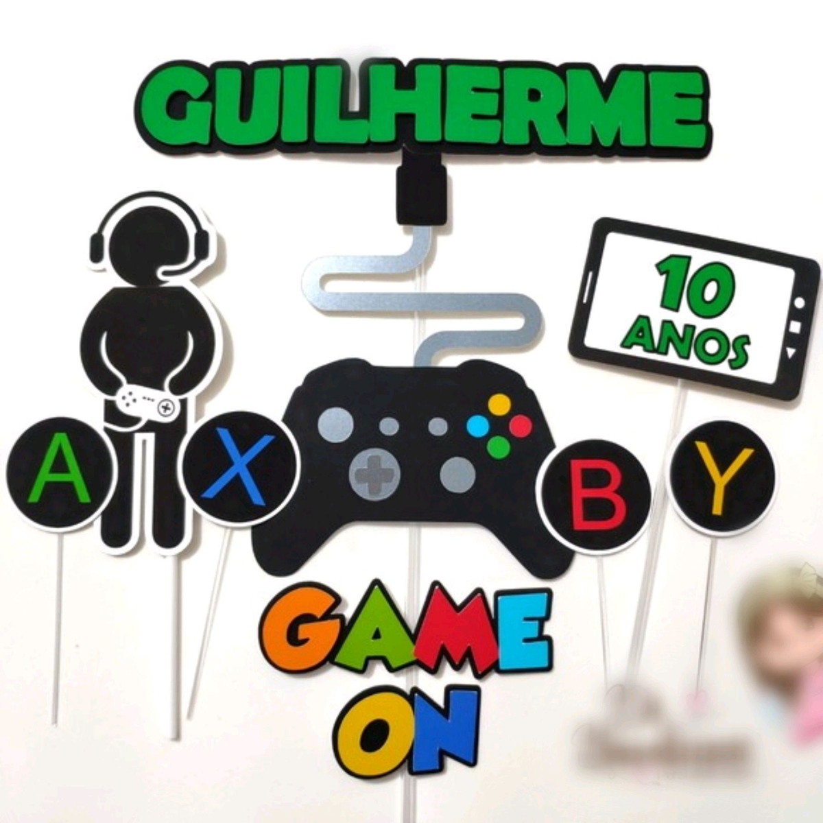 ARQUIVO TOPO DE BOLO VÍDEO GAME (#11230) STUDIO
