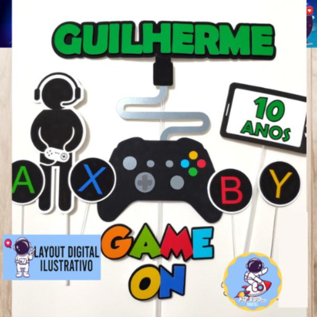Arquivo Topo de Bolo - Video Game