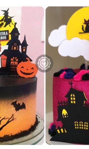 Arquivos de corte combo topos halloween