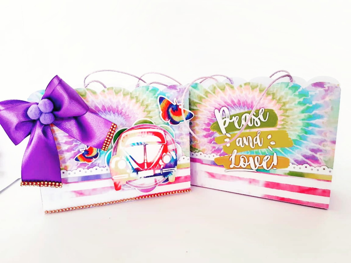 Arquivos de corte caixa Tie Dye - Imagem 3