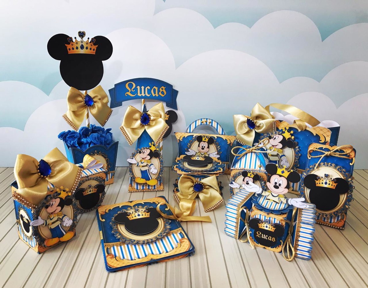 Arquivos de corte kit Mickey Realeza