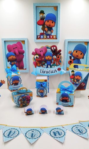 Arquivos de corte kit Pocoyo menino