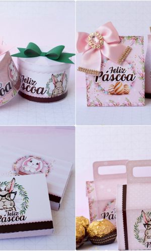 Arquivos de corte caixas coelhinhos da páscoa