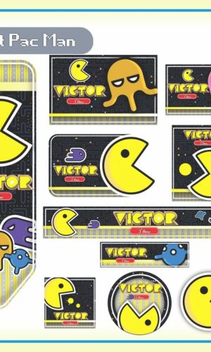 Arquivos Digitais Pacman Etiquetas Escolar