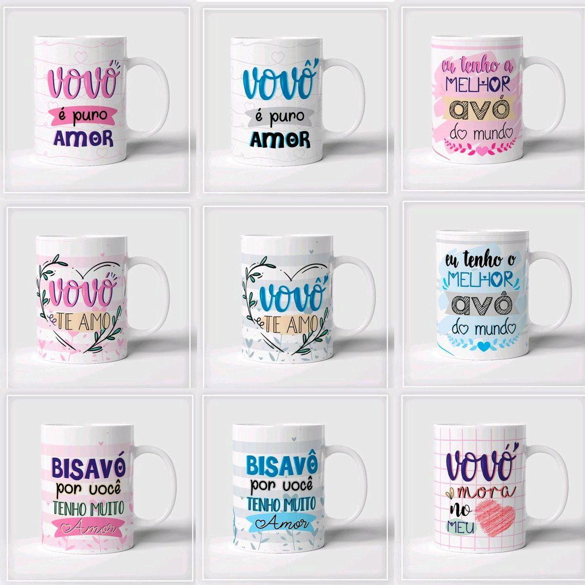 ARTE DIGITAL DIA DOS AVOS CANECA SUBLIMAÇÃO(#553) - Imagem 2