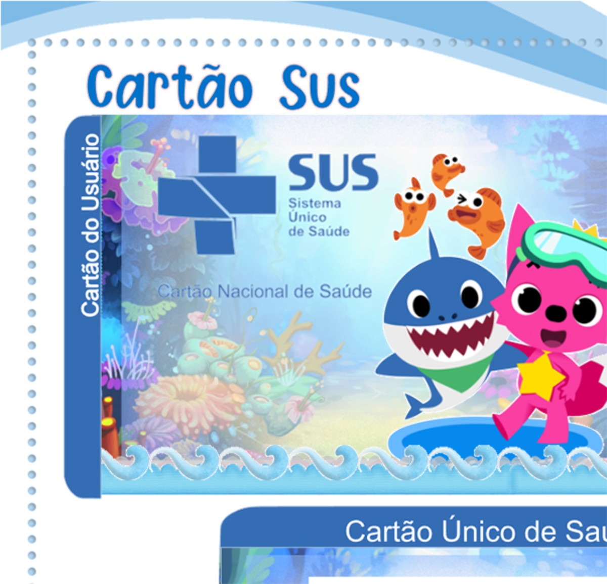 Cartão Digital Sus Baby Shark