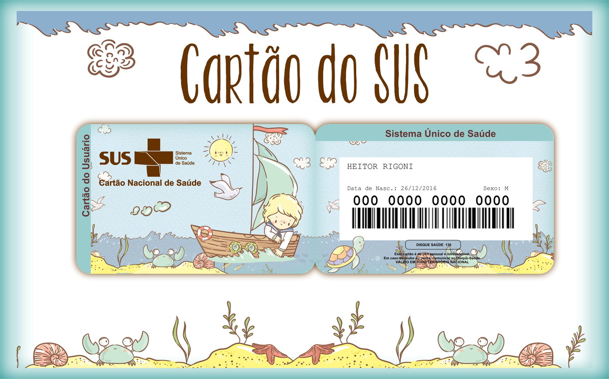 Cartão Sus Marinheiro