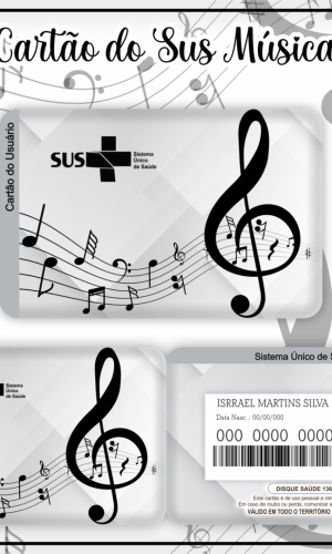 Cartão SUS Música