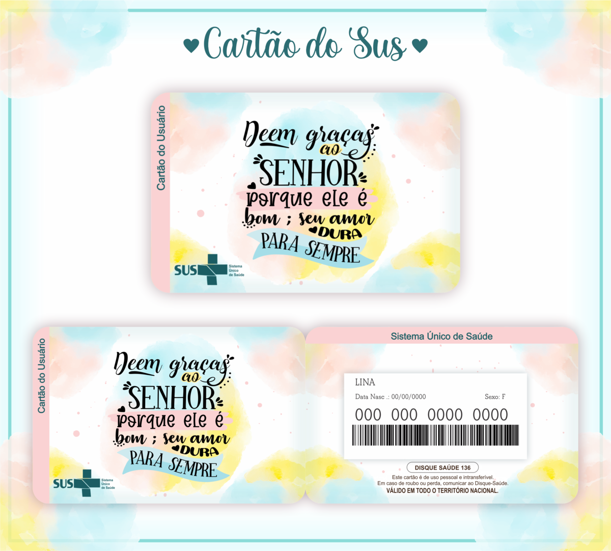 Cartão SUS Adulto