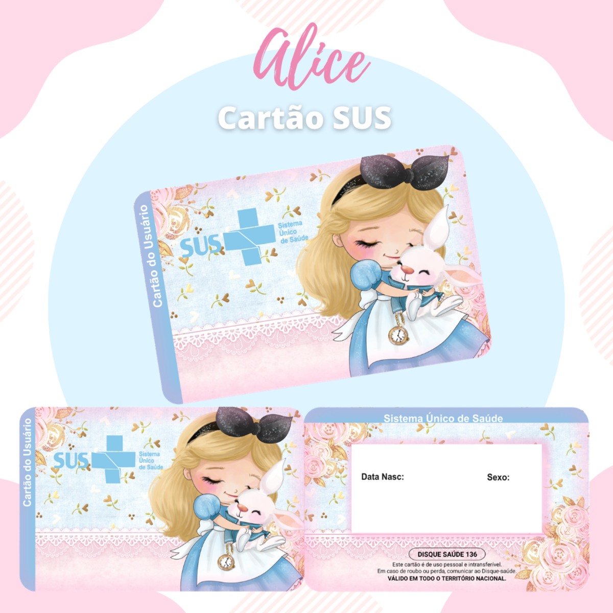 Cartão SUS Alice