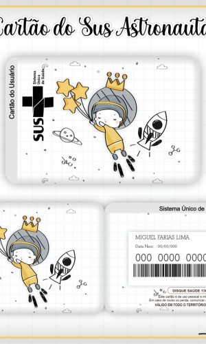 Cartão SUS Astronauta