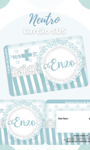 Cartão SUS neutro