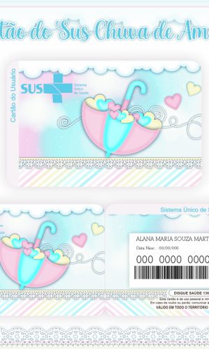 Cartão SUS Chuva de Amor