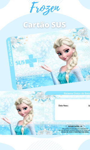 Cartão Sus Frozen