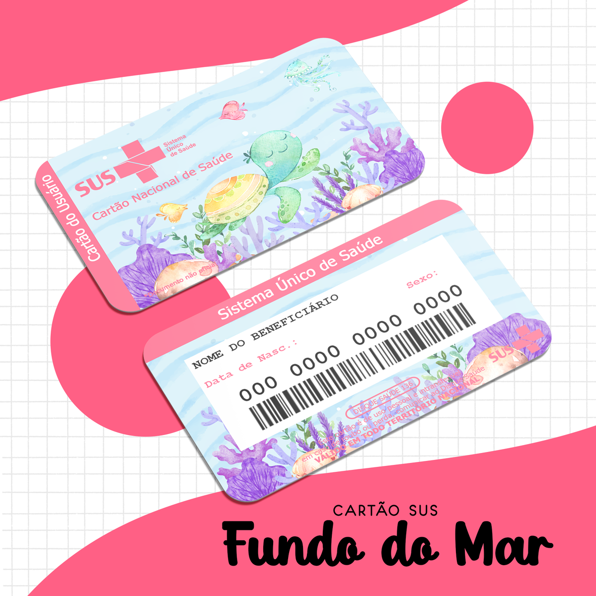 Cartão SUS Fundo do Mar