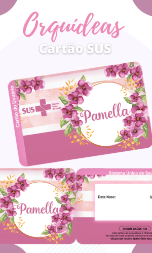 Cartão SUS Orquideas
