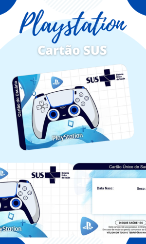 Cartão SUS Playstation