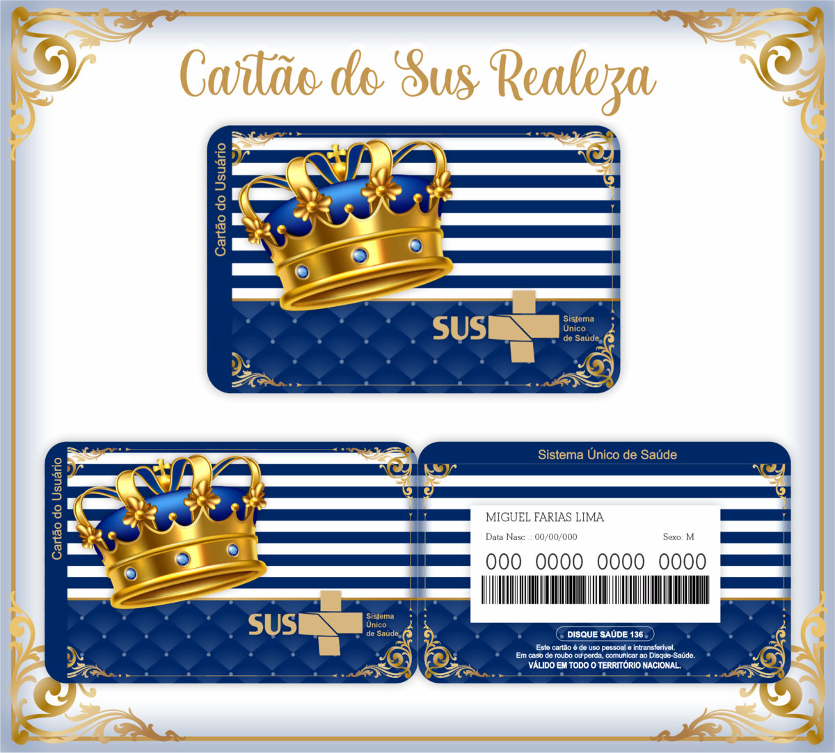 Cartão SUS Realeza