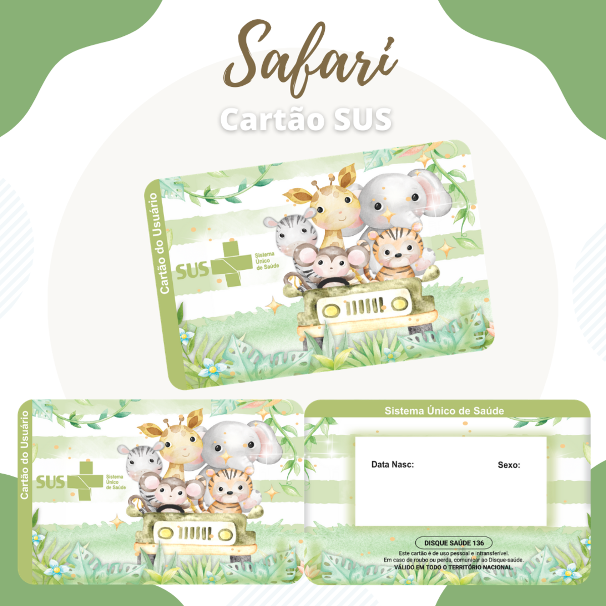 Cartão Sus Safari