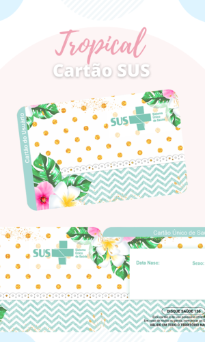 Cartão SUS Tropical