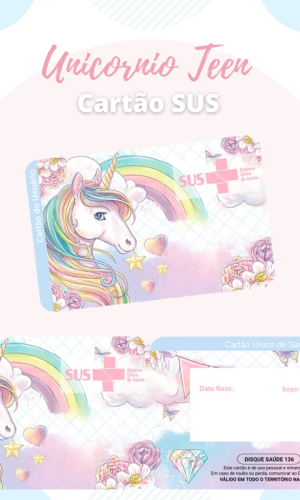 Cartão SUS Unicórnio