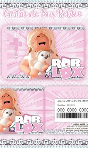 Cartão Sus Roblox