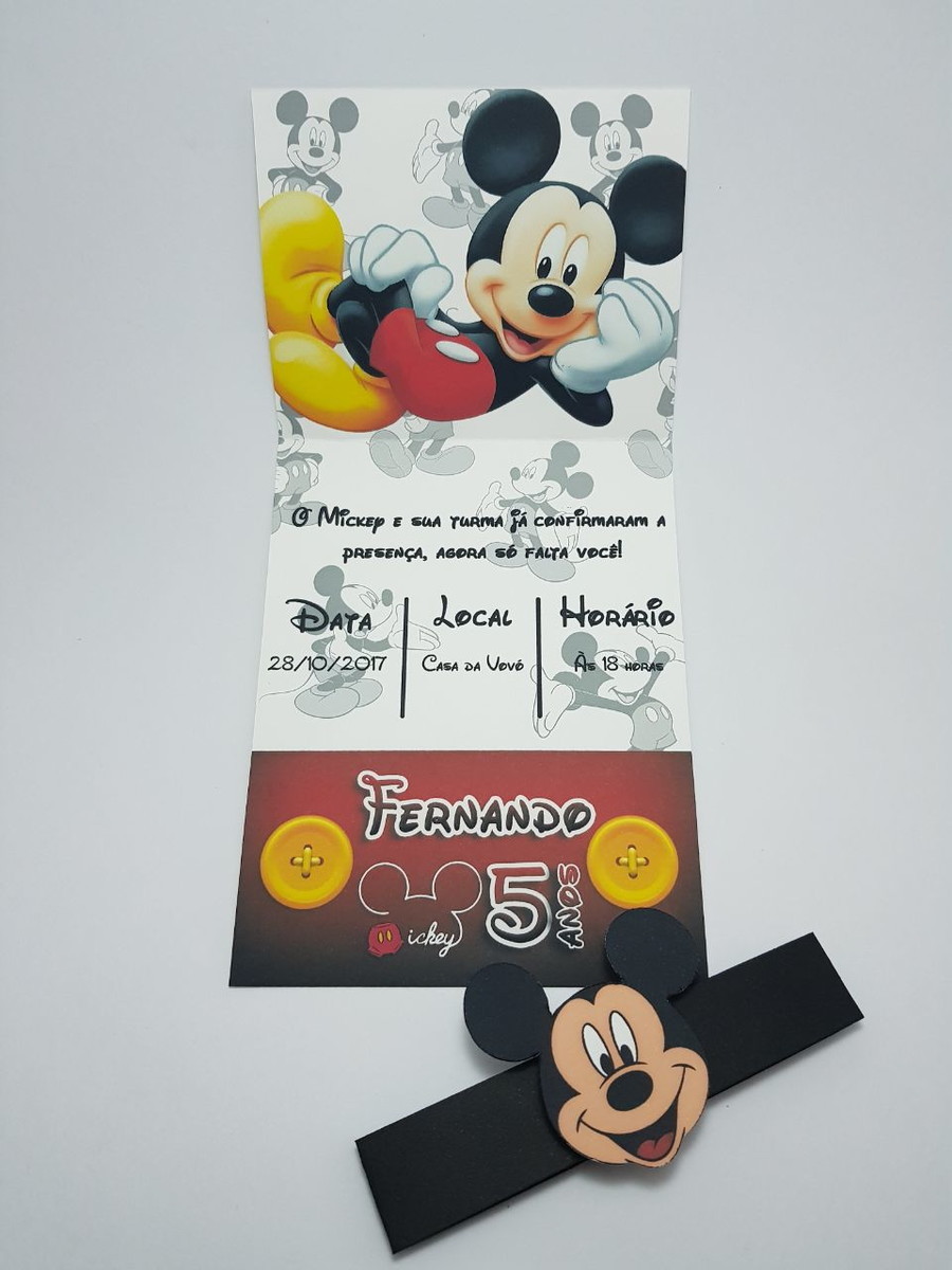 Convite Mickey