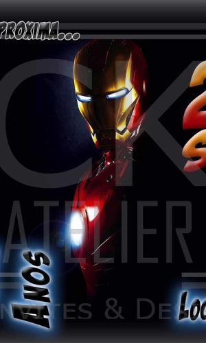 Convite Avengers - Homem de Ferro