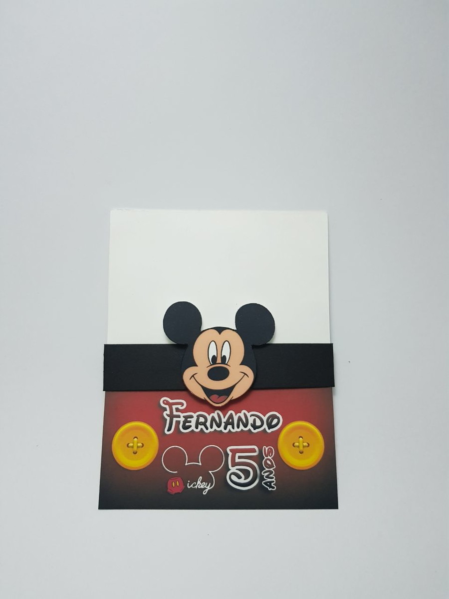 Convite Mickey - Imagem 2
