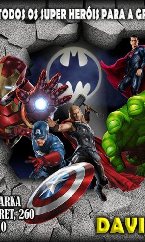 Convite Avengers