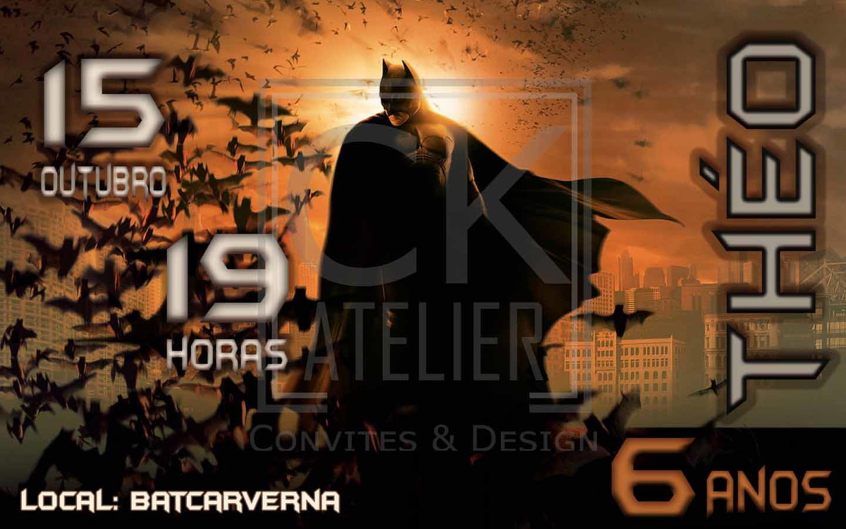 Convite Batman