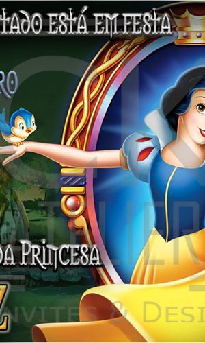 Convite Branca de Neve