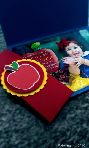 Convite Branca de Neve