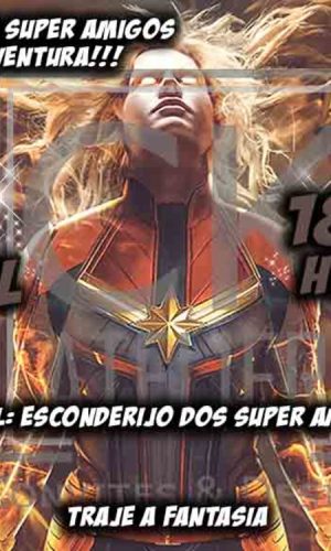 Convite Digital Avengers - Capitã Marvel