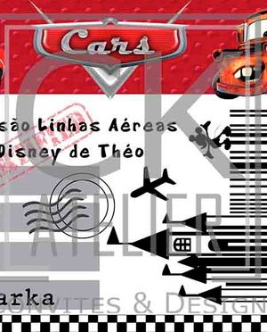 Convite Digital Carros Ticket