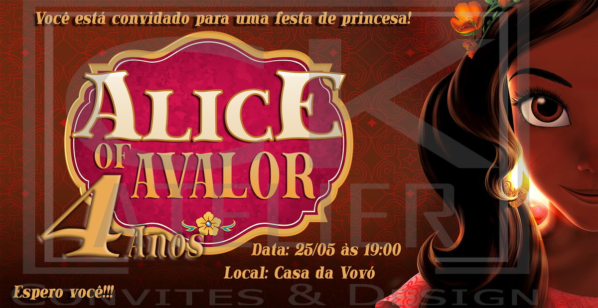 Convite Digital Elena of Avalor