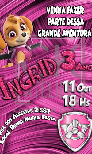 Convite Digital Patrulha Canina