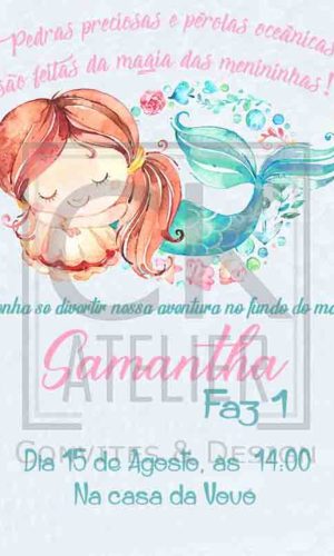 Convite Digital Sereia