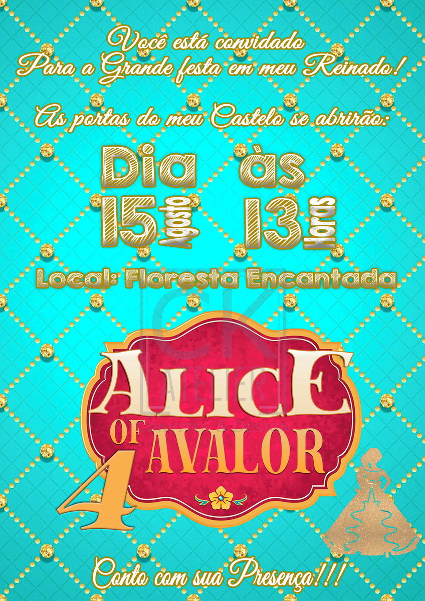 Convite Elena of avalor