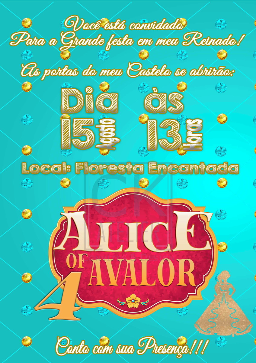 Convite Elena of avalor