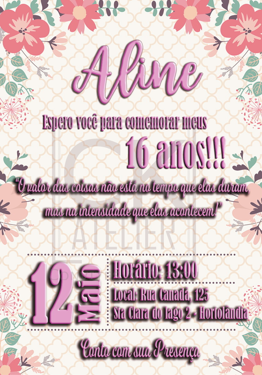 Convite Idades