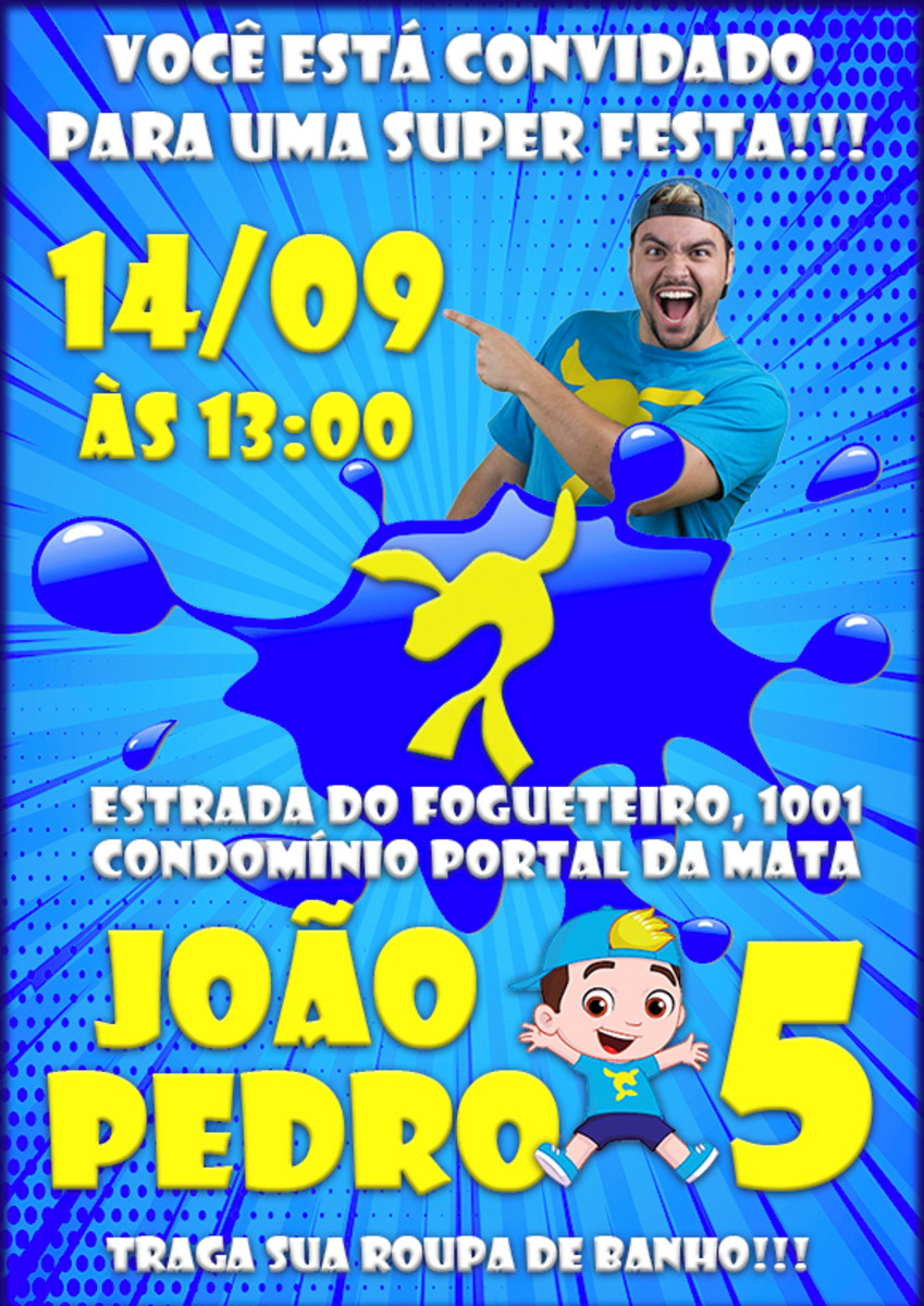 Convite Lucas Neto