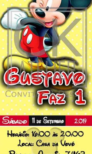 Convite Mickey